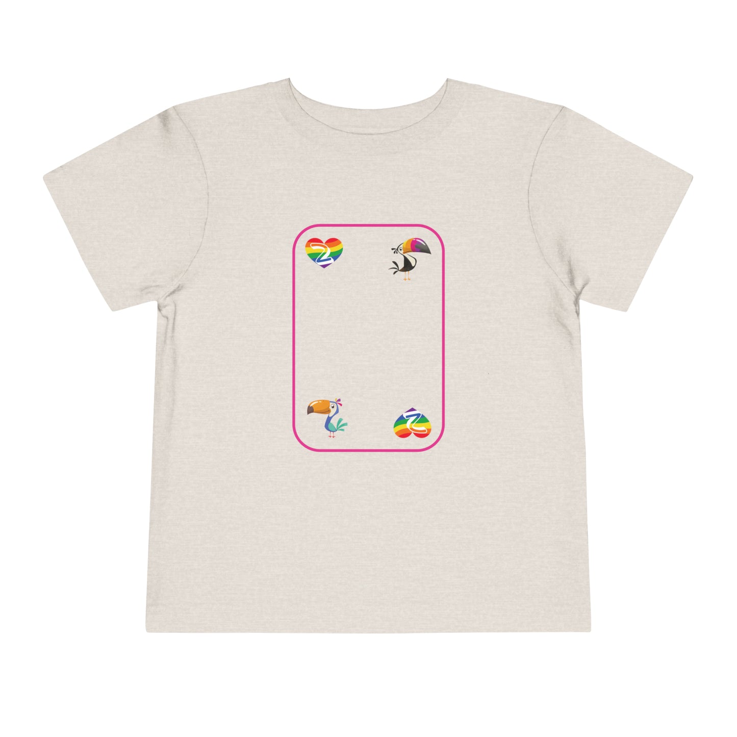 Two of Rainbows Toddler Short Sleeve Tee