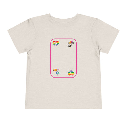 Two of Rainbows Toddler Short Sleeve Tee