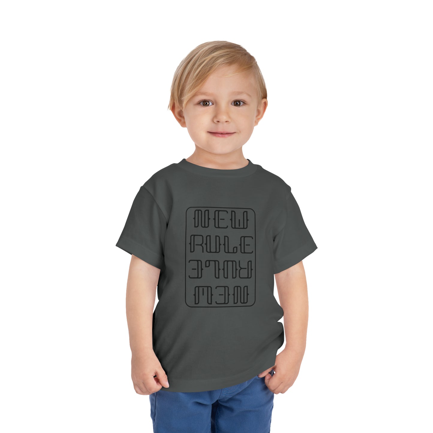 New Rule B&W Toddler Short Sleeve Tee