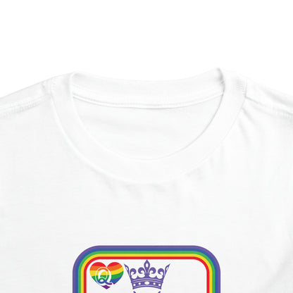 Queen of Rainbows Toddler Short Sleeve Tee