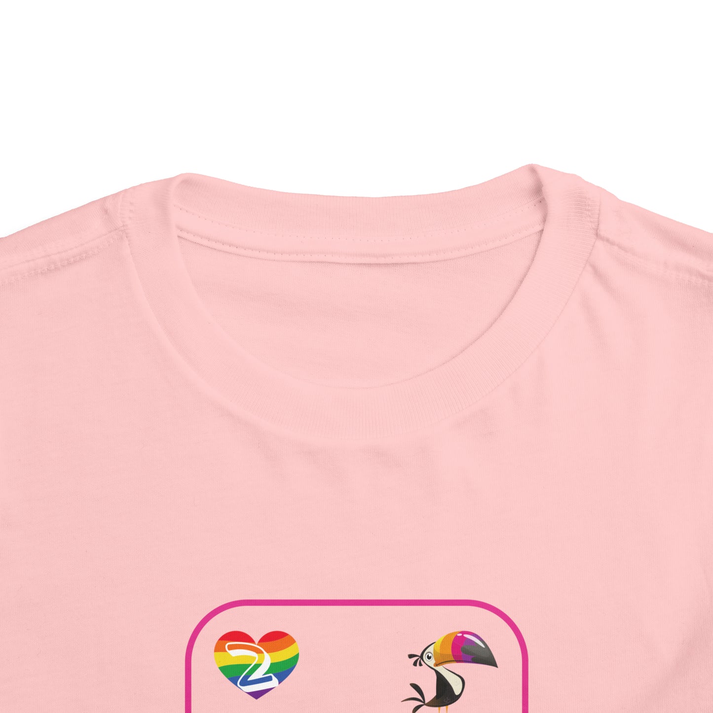 Two of Rainbows Toddler Short Sleeve Tee