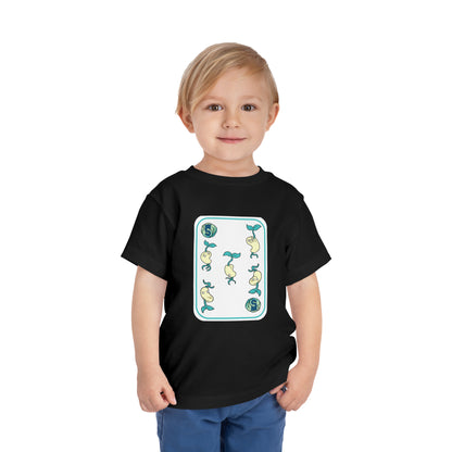 Five of Cabbages Toddler Short Sleeve Tee