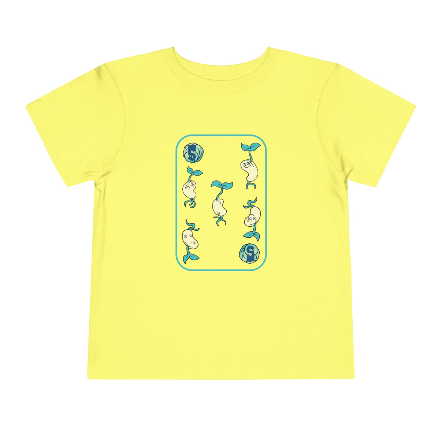 Five of Cabbages Toddler Short Sleeve Tee