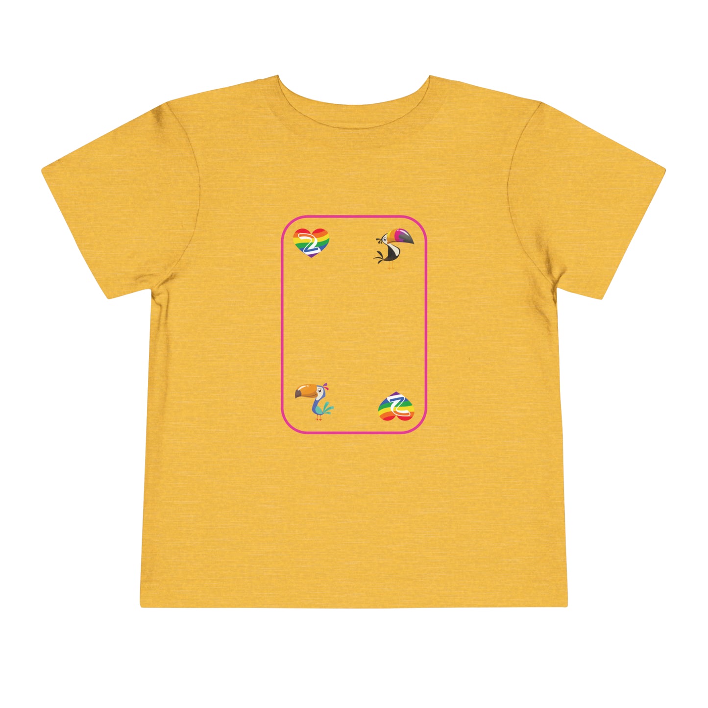 Two of Rainbows Toddler Short Sleeve Tee