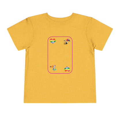 Two of Rainbows Toddler Short Sleeve Tee