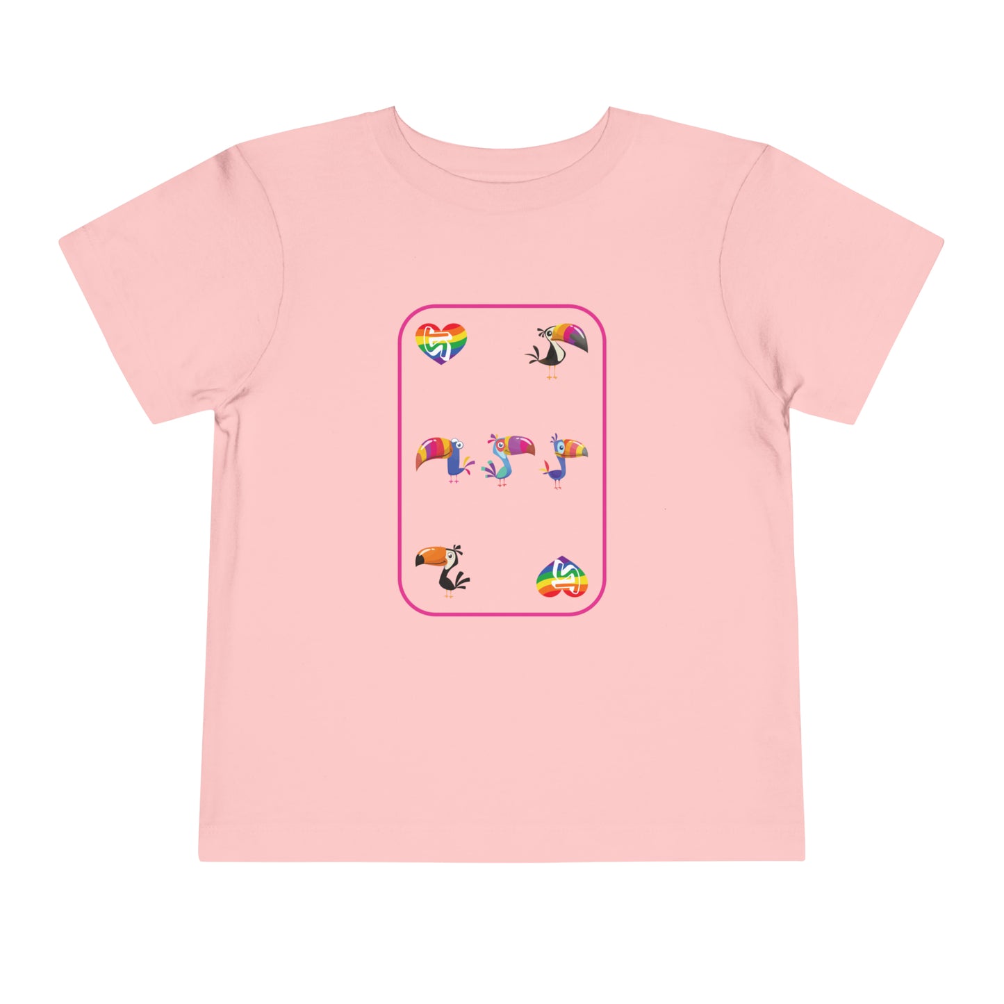 Five of Rainbows Toddler Short Sleeve Tee