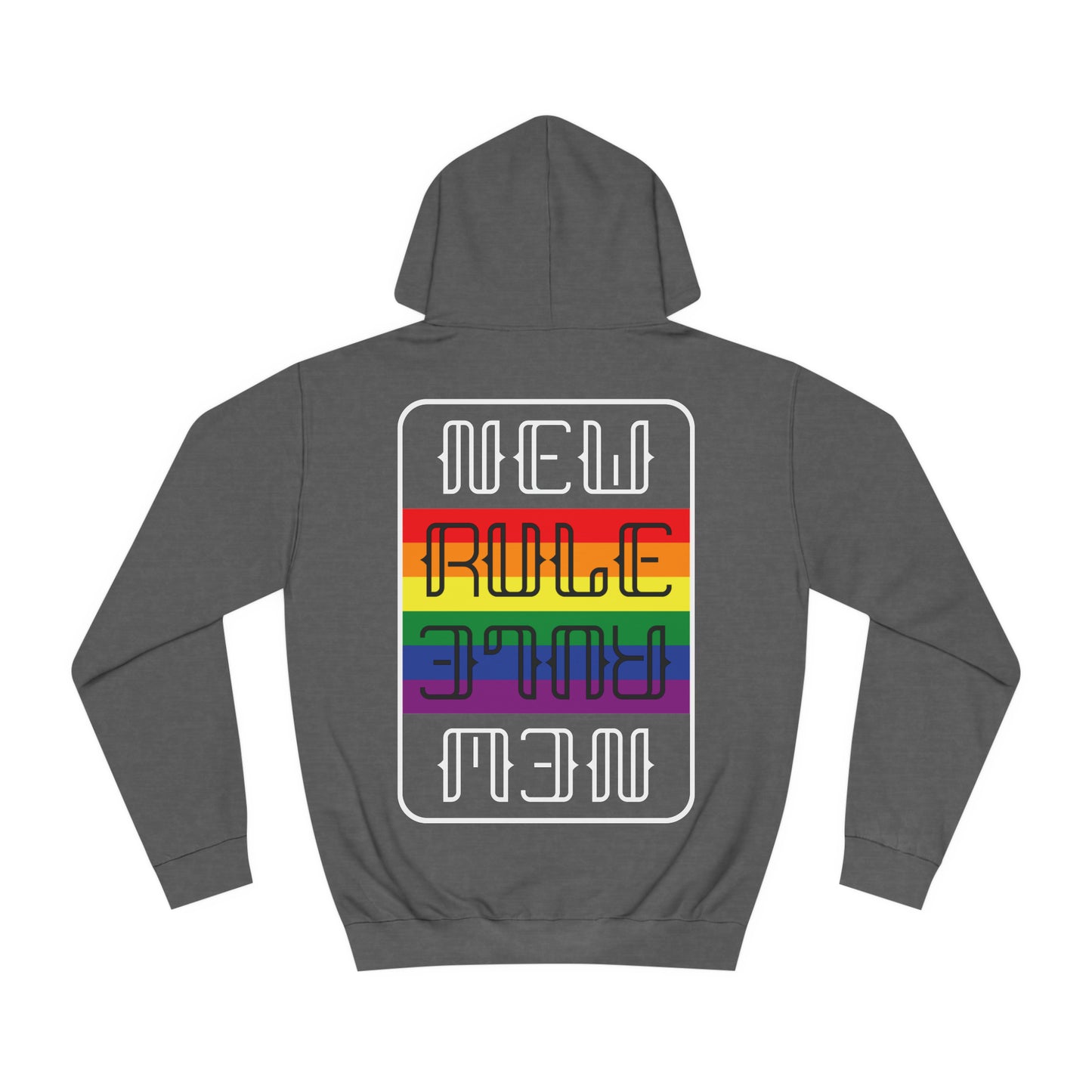 New Rule Rainbow Unisex College Hoodie