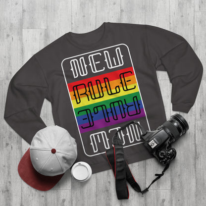 New Rule Rainbow Unisex Crew Neck Sweatshirt (EU)