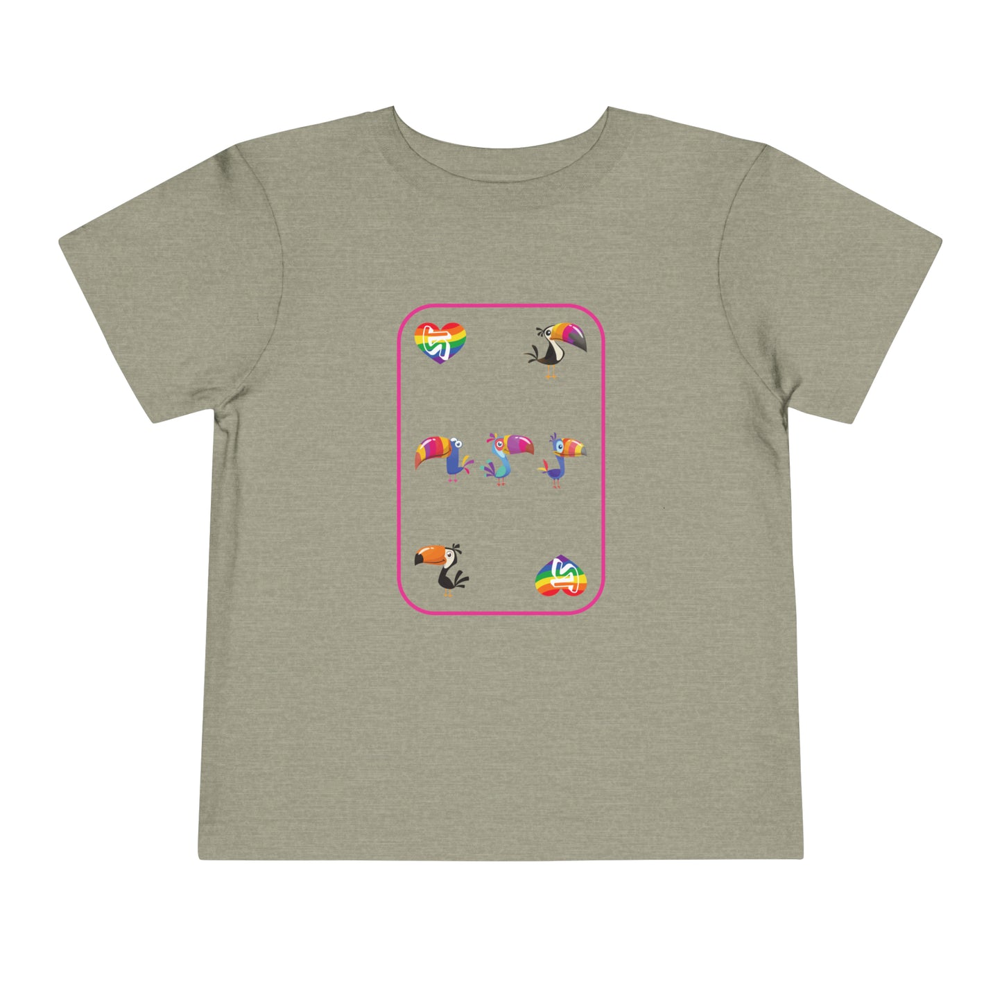 Five of Rainbows Toddler Short Sleeve Tee