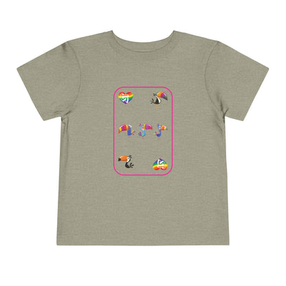 Five of Rainbows Toddler Short Sleeve Tee