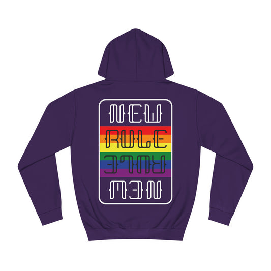 New Rule Rainbow Unisex College Hoodie