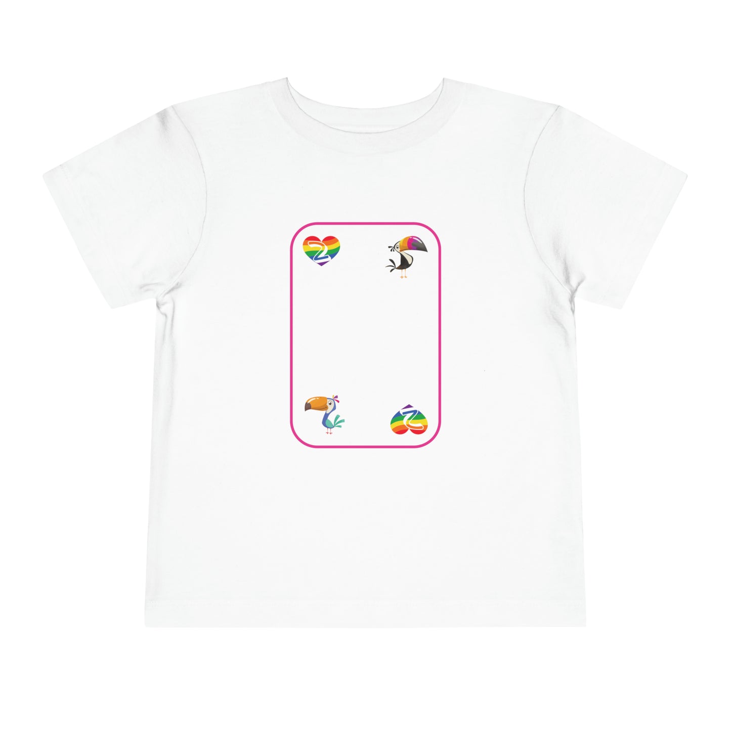 Two of Rainbows Toddler Short Sleeve Tee