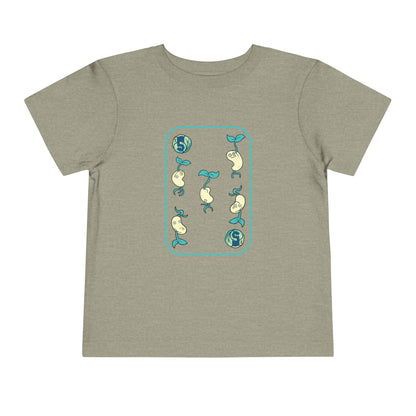 Five of Cabbages Toddler Short Sleeve Tee