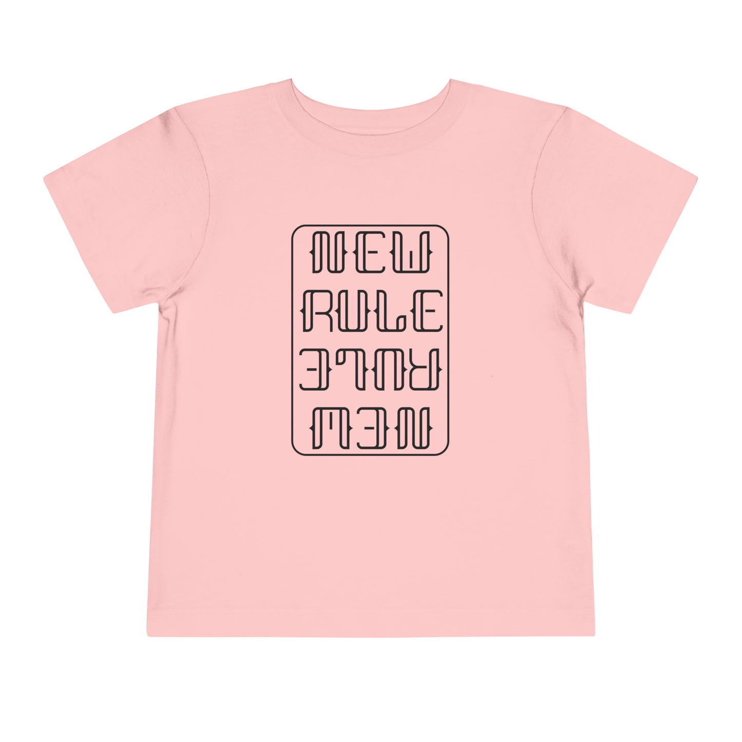 New Rule B&W Toddler Short Sleeve Tee