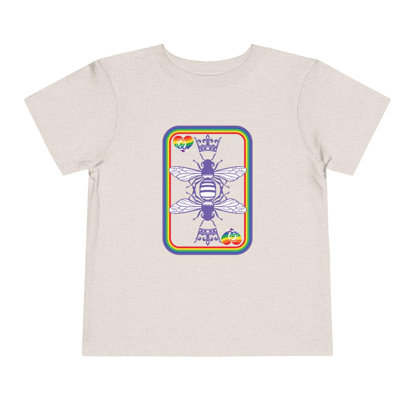 Queen of Rainbows Toddler Short Sleeve Tee