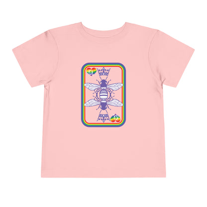 Queen of Rainbows Toddler Short Sleeve Tee