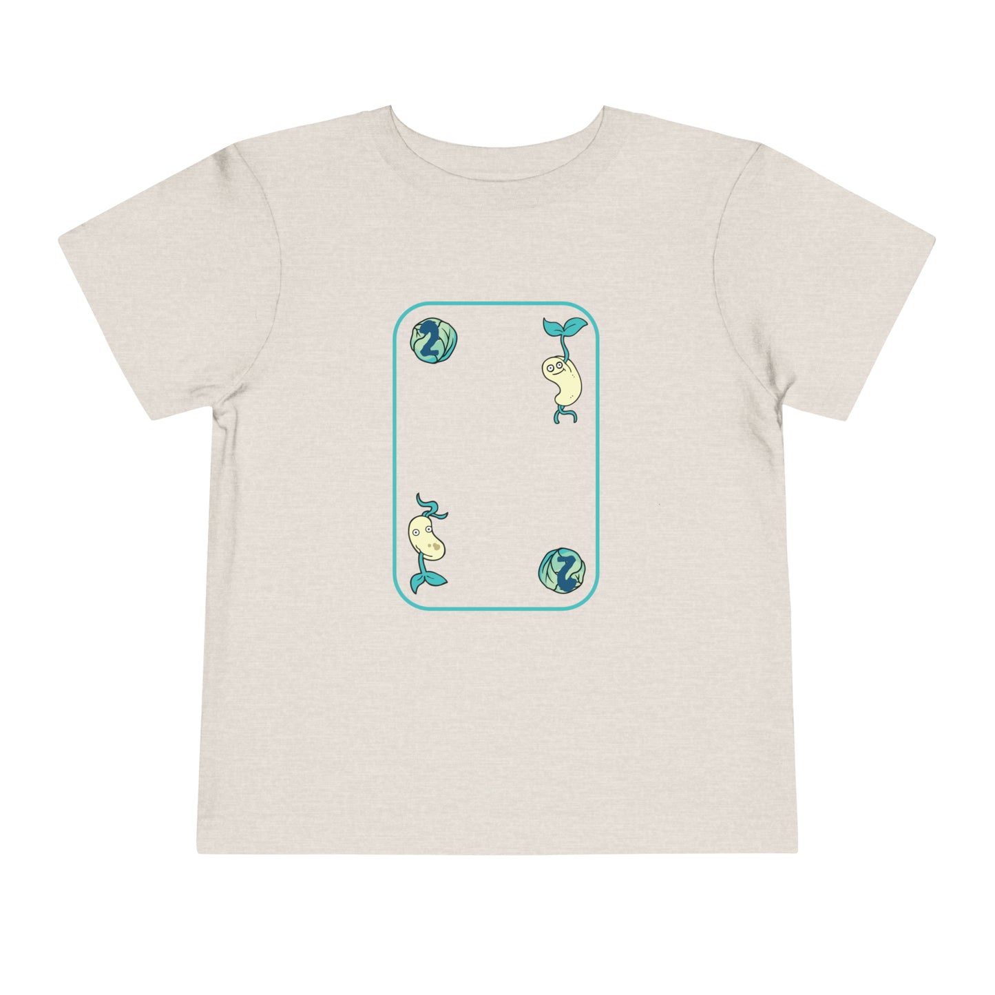 Two of Cabbages Toddler Short Sleeve Tee