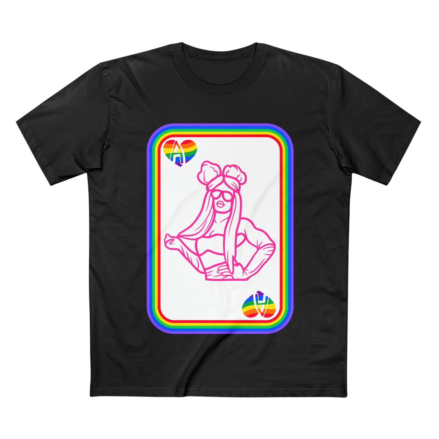 Ace of Rainbows M Men's Staple Tee