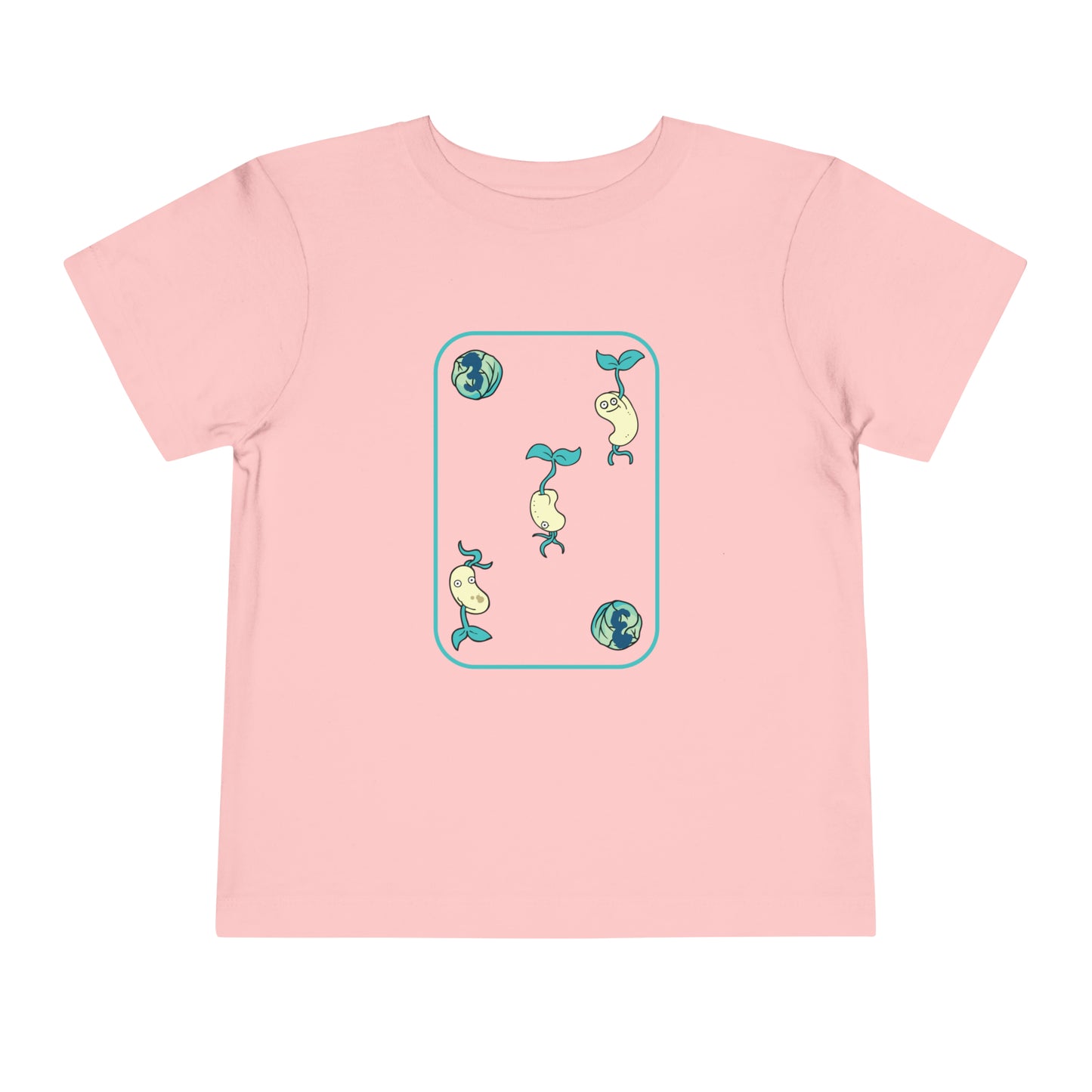 Three of Cabbages Toddler Short Sleeve Tee