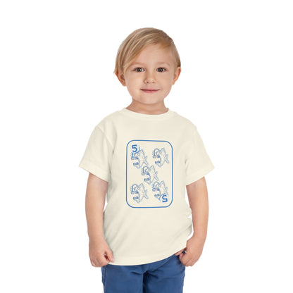 Five of Fishes Toddler Short Sleeve Tee