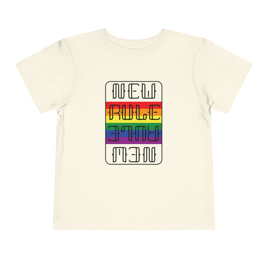 New Rule Rainbow Toddler Short Sleeve Tee