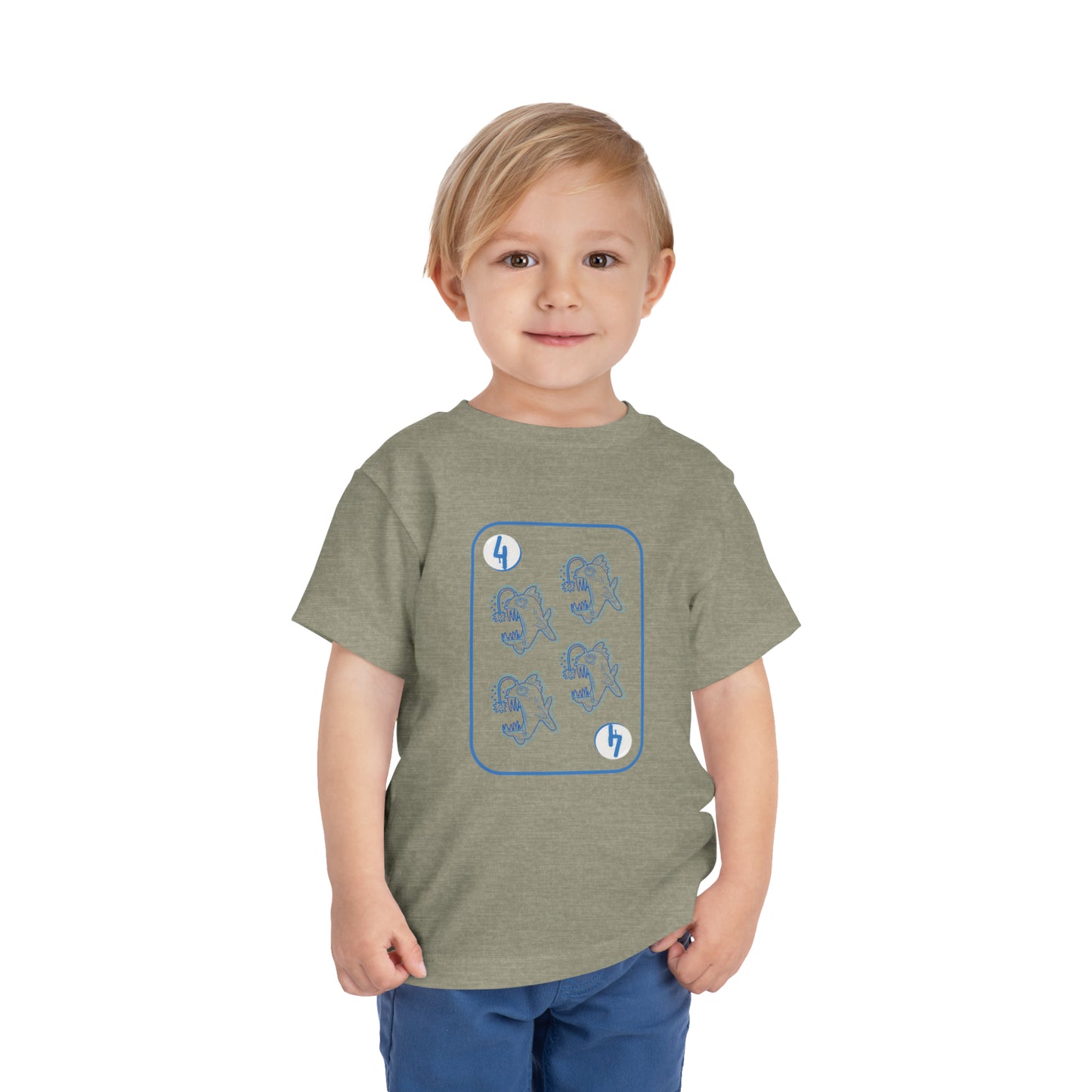 Four of Fishes Toddler Short Sleeve Tee