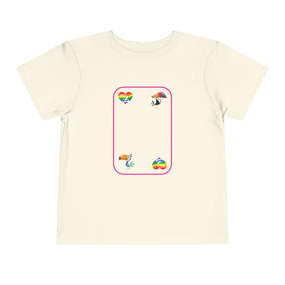 Two of Rainbows Toddler Short Sleeve Tee