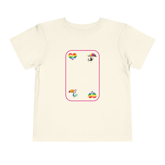 Two of Rainbows Toddler Short Sleeve Tee