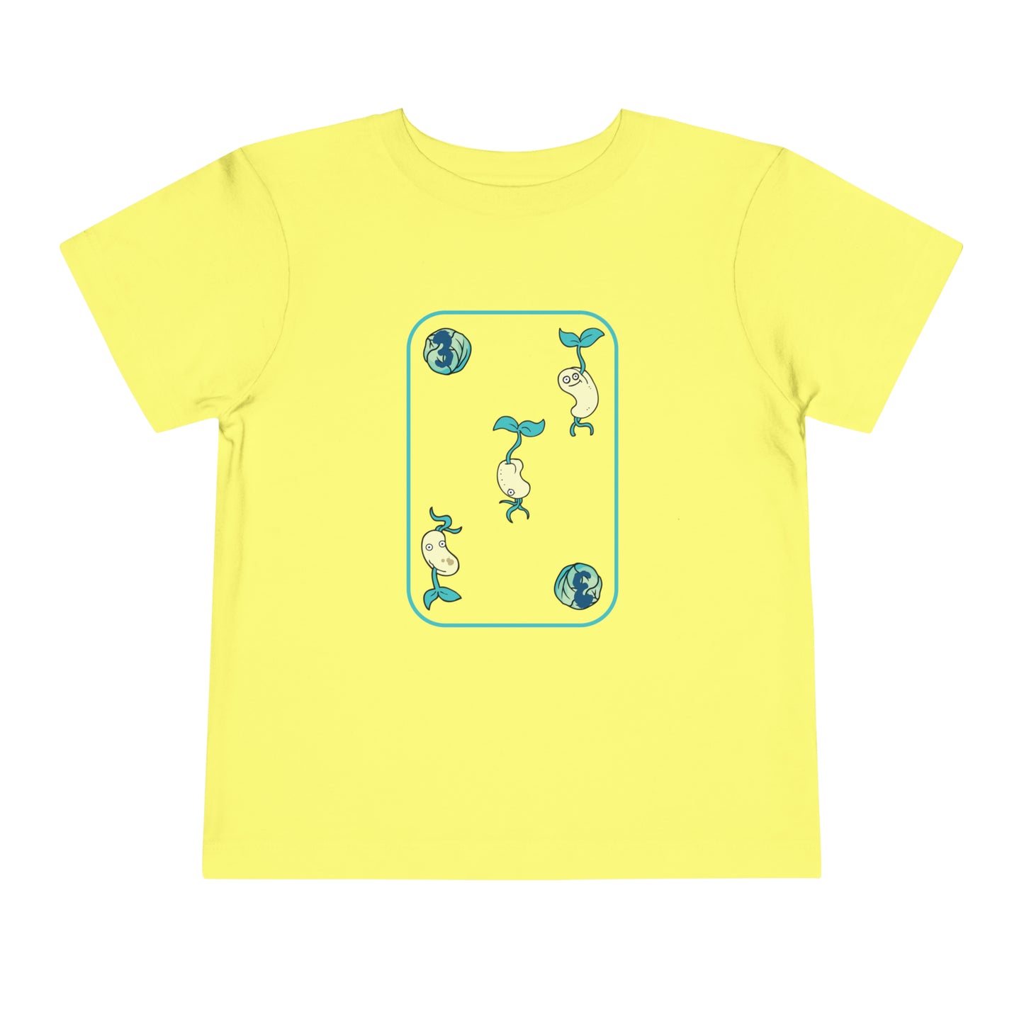 Three of Cabbages Toddler Short Sleeve Tee