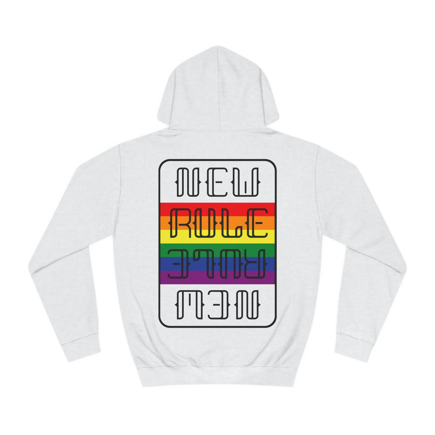 New Rule Rainbow Unisex College Hoodie