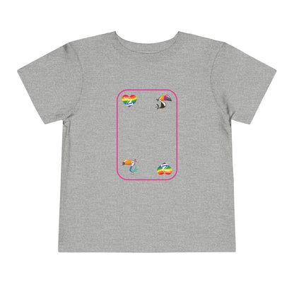 Two of Rainbows Toddler Short Sleeve Tee