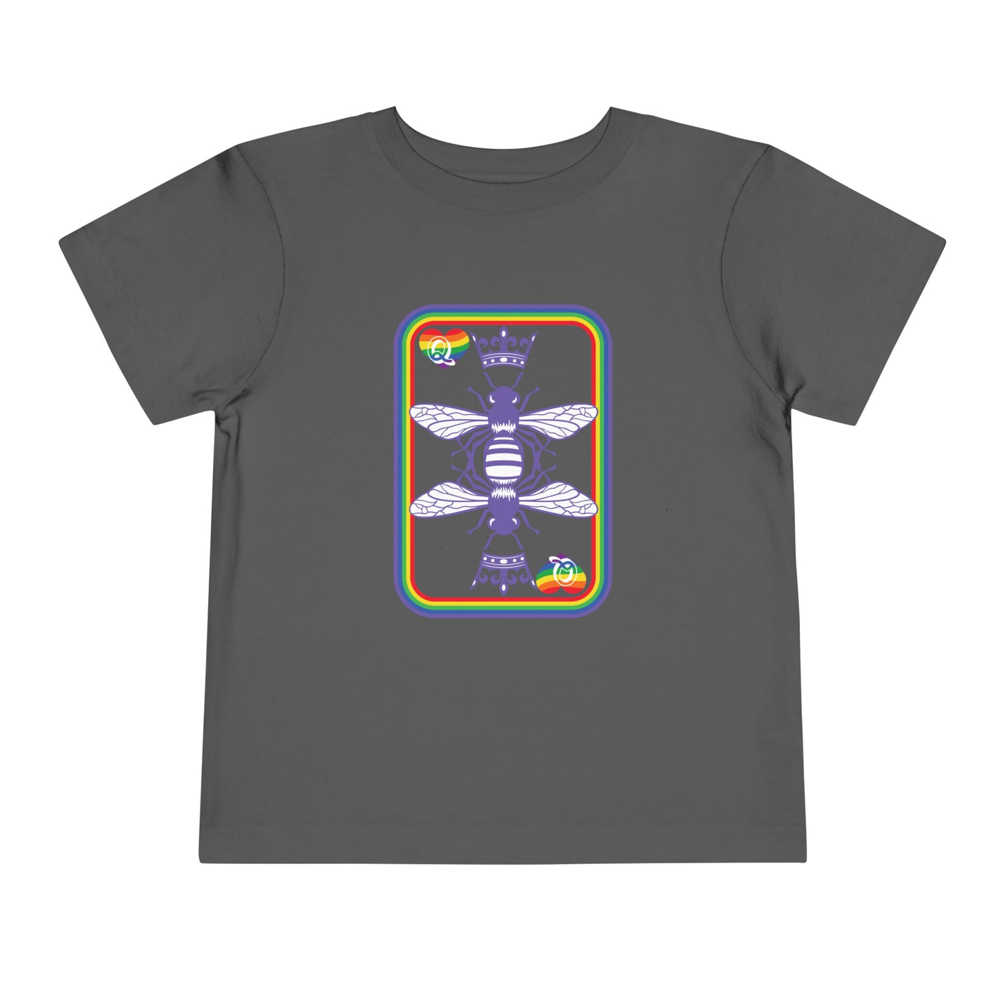 Queen of Rainbows Toddler Short Sleeve Tee