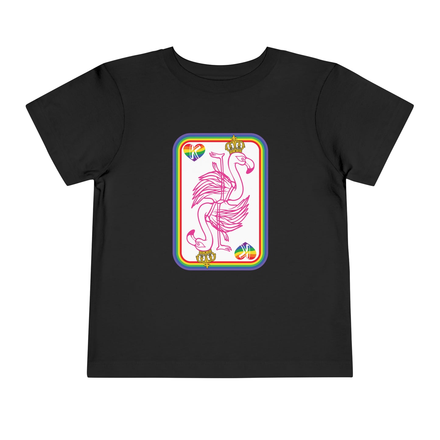 Queen of Rainbows Toddler Short Sleeve Tee