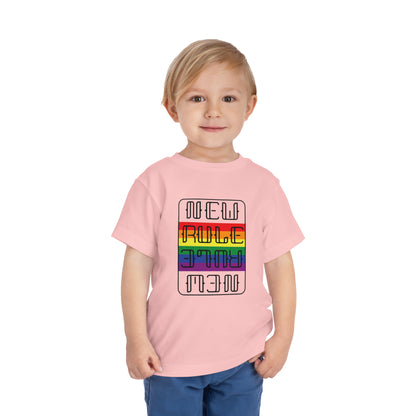 New Rule Rainbow Toddler Short Sleeve Tee