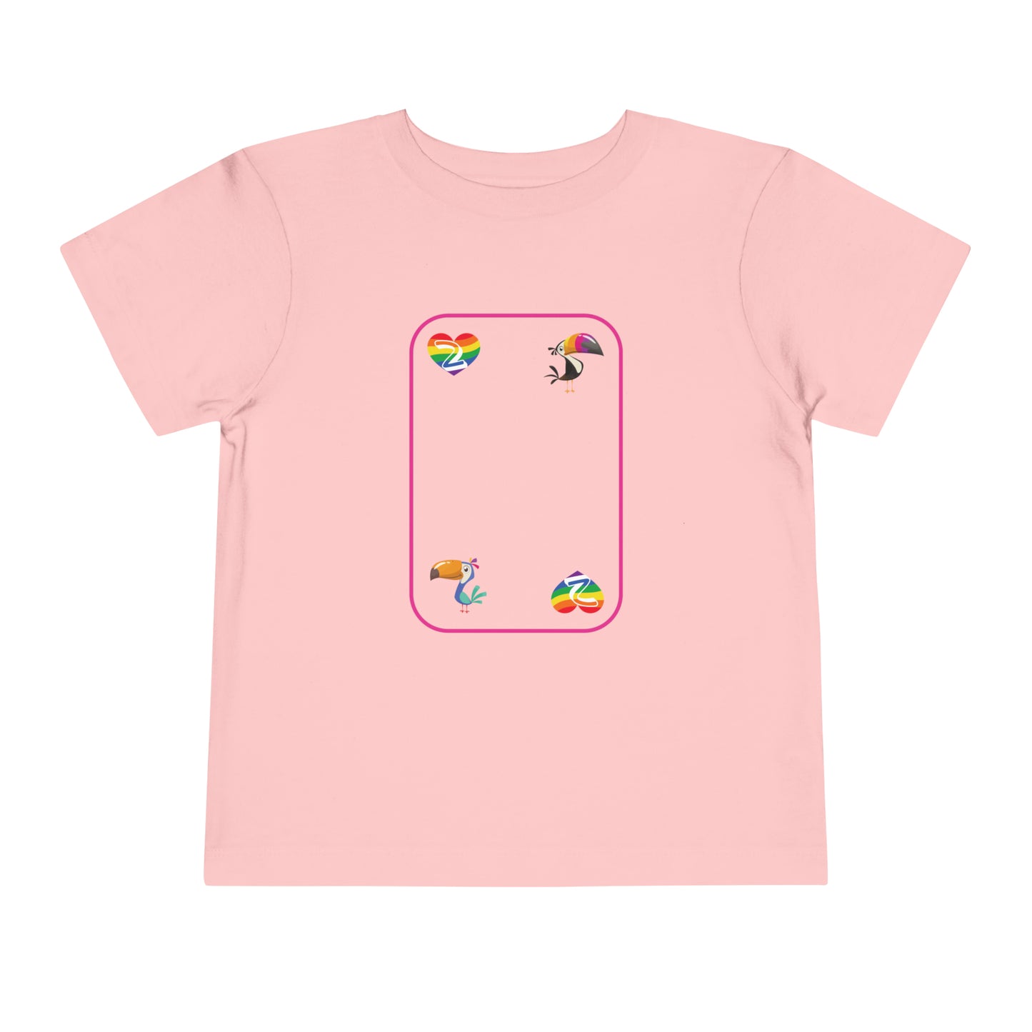 Two of Rainbows Toddler Short Sleeve Tee