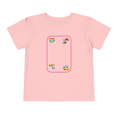 Two of Rainbows Toddler Short Sleeve Tee